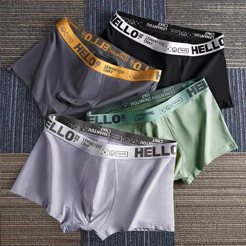 Men's Breathable Polyester Sports Briefs in Large Size