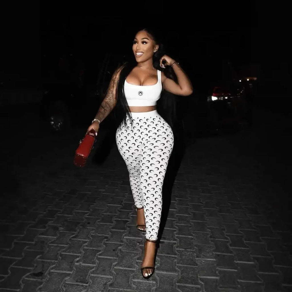 Y2K Slim Fit Vest and Pants Set for Women by MALEY LifeStyle