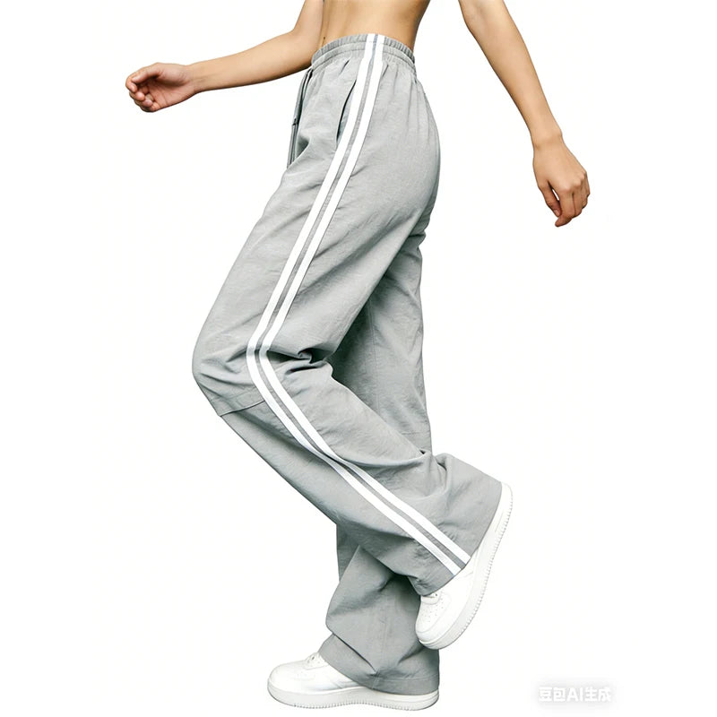 Elegant High Waist Wide Leg Pants for Women in Polyethersulfone