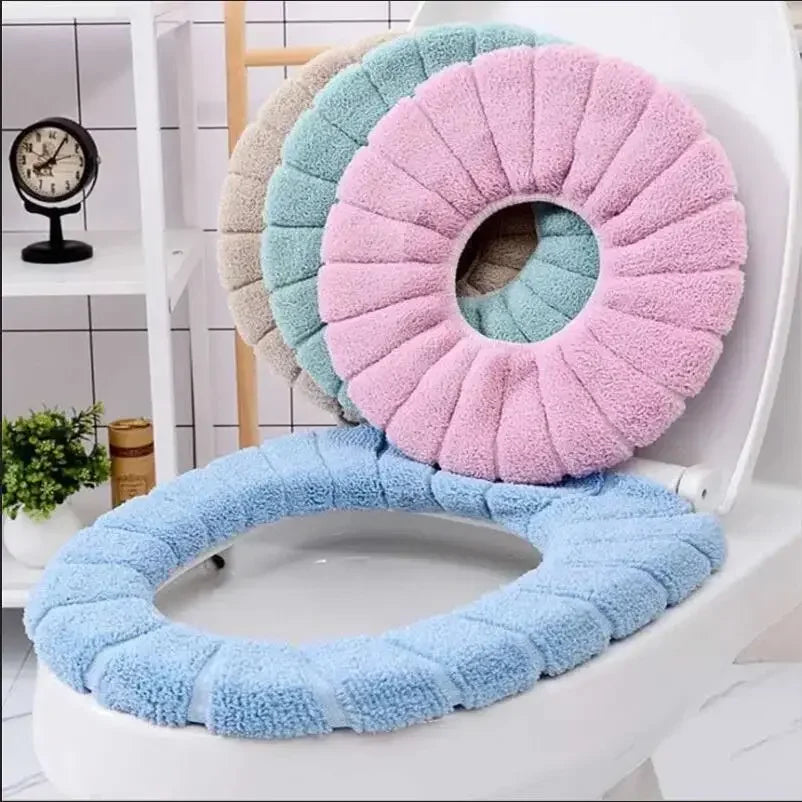 Warm Soft Toilet Seat Cover for Comfort and Hygiene