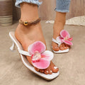 Stylish Women's Gladiator Sandals with Elegant Flower Design