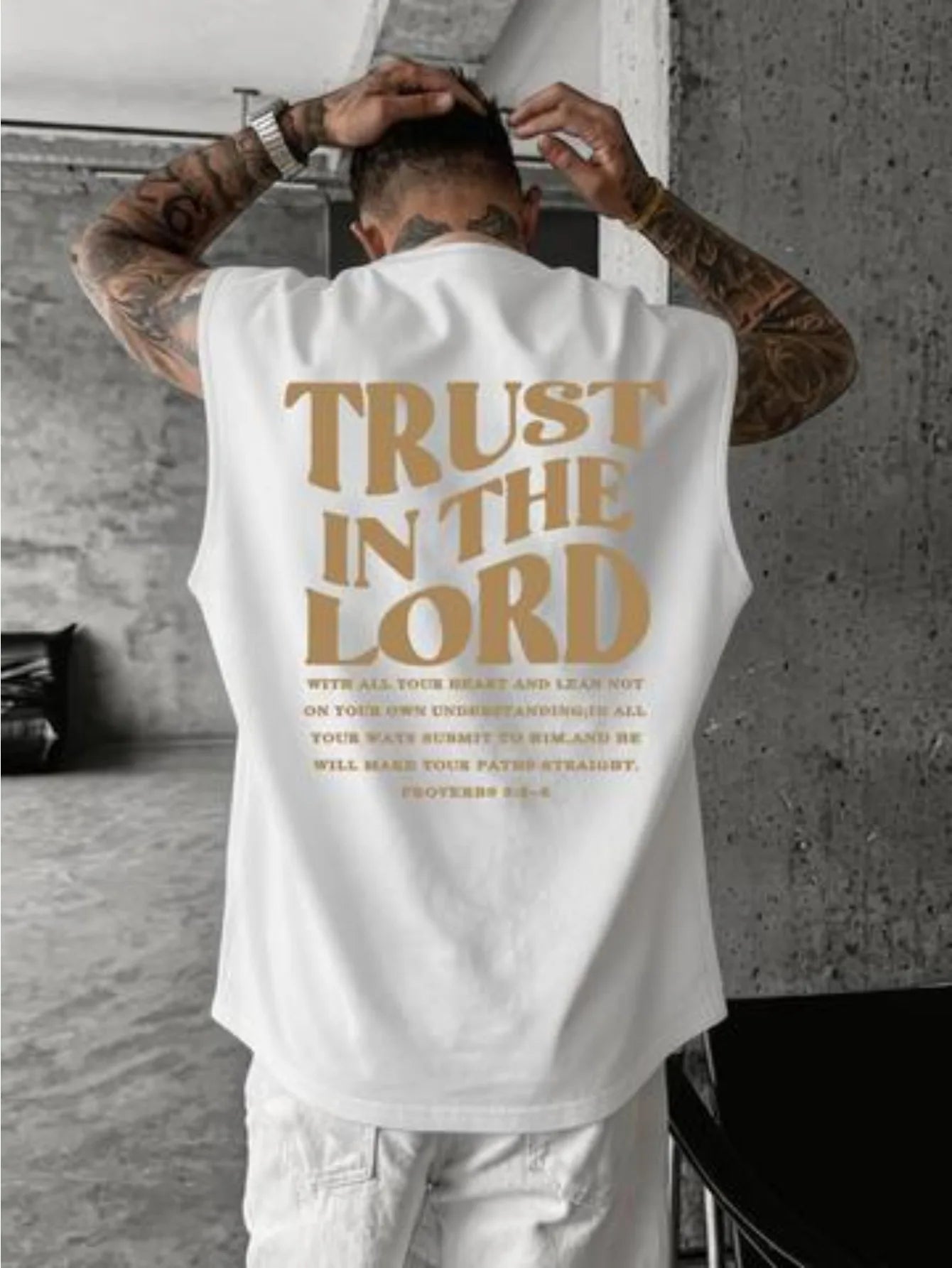 Men's Summer American High-Street Retro Print Tank Top: Streetwear Hip-Hop Style, Loose-Fit, Round Neck, Sleeveless Top
