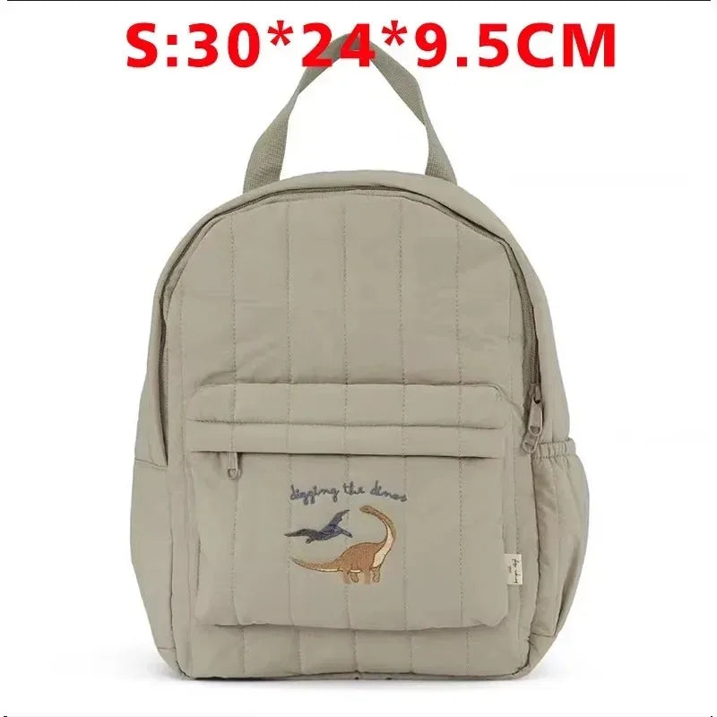 Cute Cartoon Cotton Kids Backpack for Ages 4-6