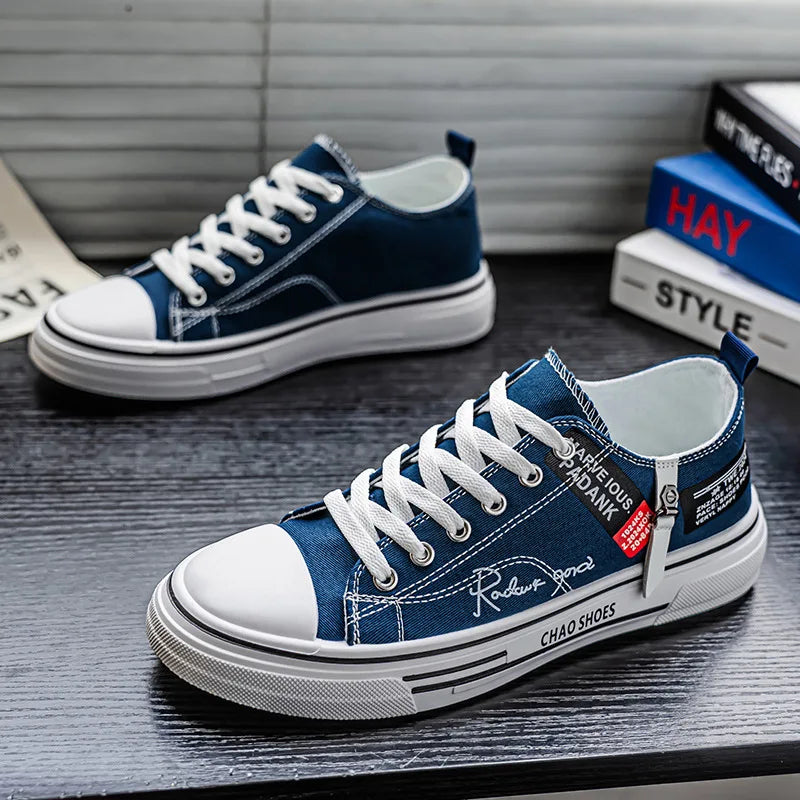 Men Sport Shoes Autumn New Breathable Me Canvas Shoe Comfortable Casual Men Shoes Light Tennis Shoe Trend Skate Shoe Man Sneaker
