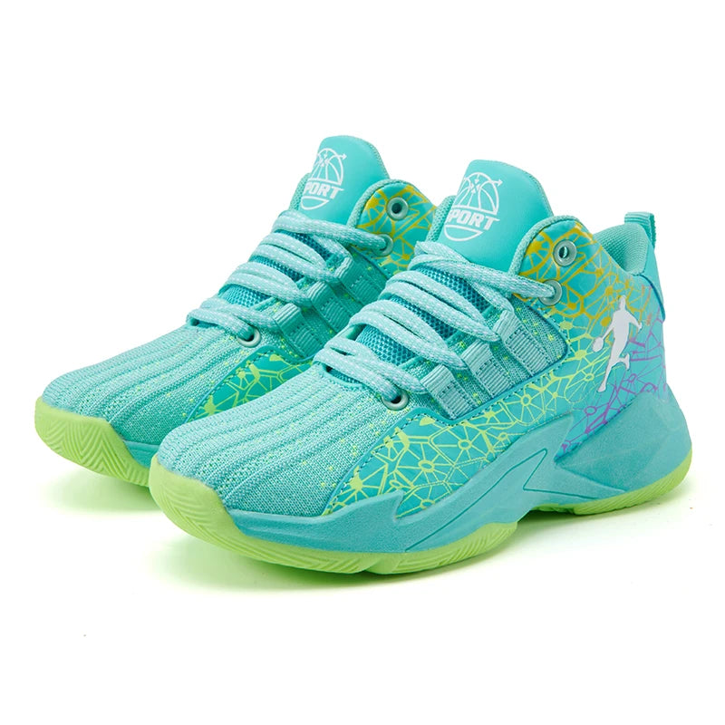 2026 Boys Basketball Sneakers Comfortable Lace-Up Shoes