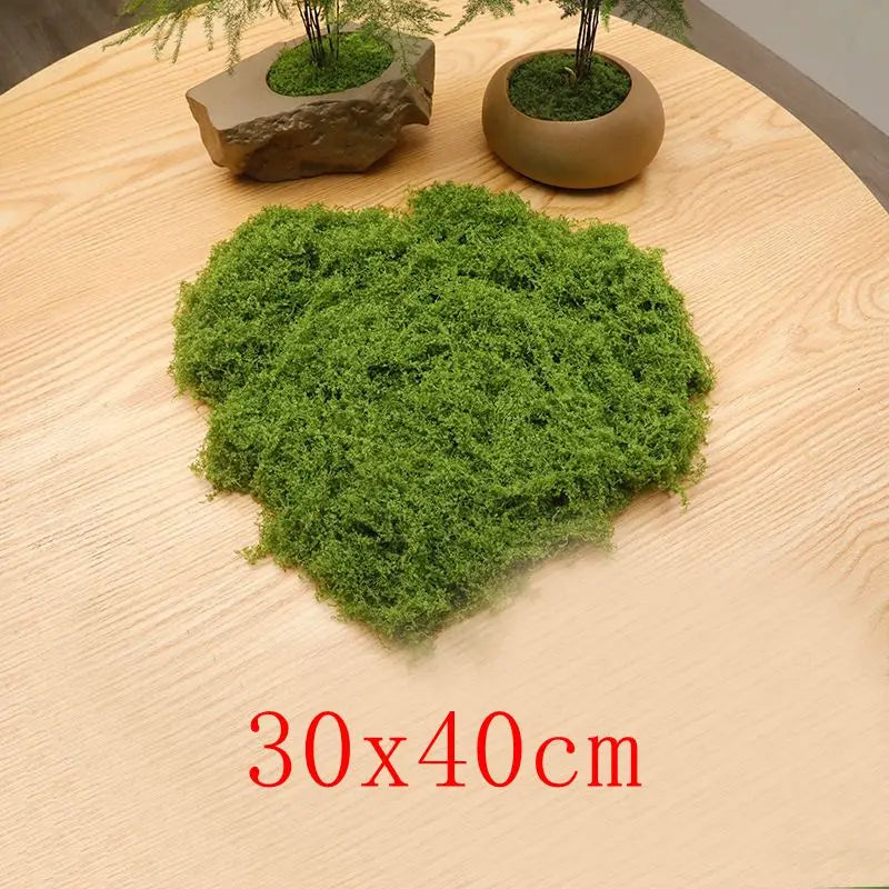 Artificial Green Moss for DIY Crafts and Home Decor