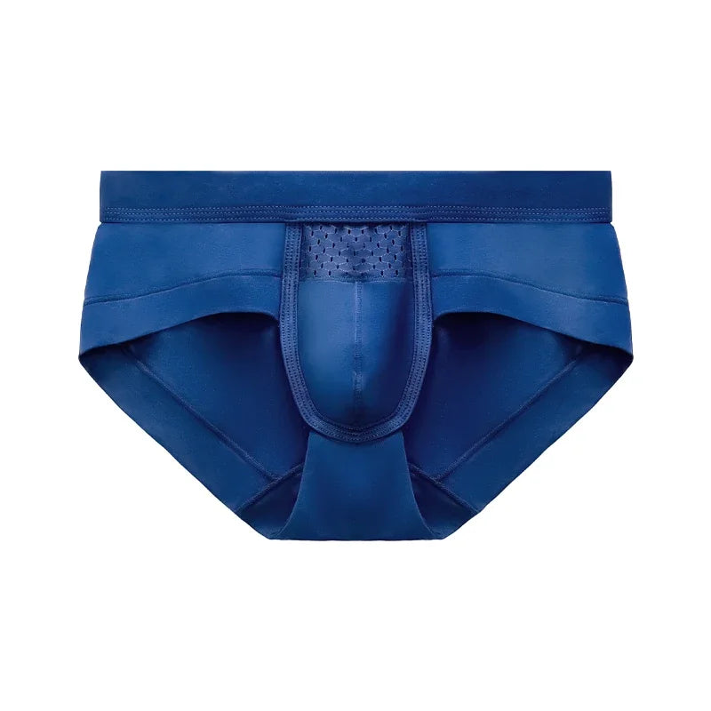 Men's Modal Low-rise Triangle Briefs with U-Pouch Design